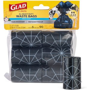 Glad for Pets Waste Bags Refill Pack, 90 count, Scented