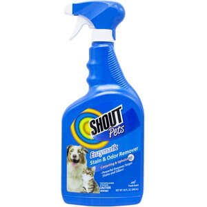 Shout Pets Enzymatic Stain & Odor Remover for Carpeting & Upholstery, 32-oz bottle