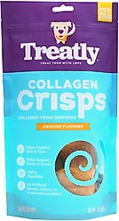 Treatly Chicken Flavor Assorted Collagen Crisps, 10-oz bag