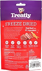 Treatly Beef & Carrot with Collagen Freeze-Dried Dog Treats, 3-oz cube slide 2 of 9