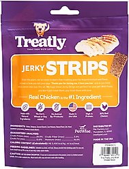 Treatly Chicken Flavor Jerky Strips Dog Treats, 5-oz bag slide 2 of 9