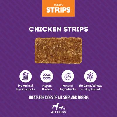 Show full view: Treatly Chicken Flavor Jerky Strips Dog Treats, 5-oz bag slide 5 of 10