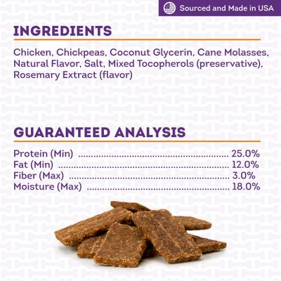 Show full view: Treatly Chicken Flavor Jerky Strips Dog Treats, 5-oz bag slide 6 of 10