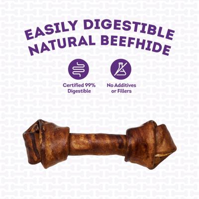 Show full view: Treatly USA Beefhide Bones 9 to 10-in Beef Flavor Dog Chews slide 8 of 10
