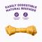 Show in main carousel: Treatly USA Beefhide Bones 9 to 10-in Peanut Butter Flavor Dog Chews slide 8 of 10