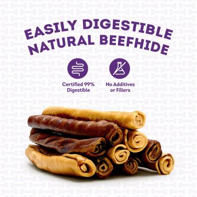 Show full view: Treatly USA Beefhide Rolls 8 to 9-in Chicken & Beef Flavor Dog Chews, 10 count slide 8 of 10