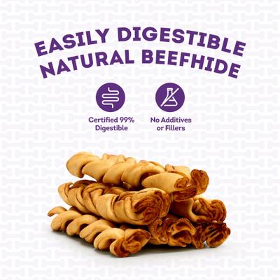 Show full view: Treatly USA Beefhide Braids 7 to 8-in Chicken Flavor Dog Chews, 6 count slide 8 of 10