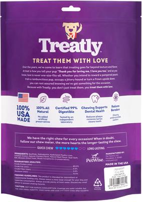 Show full view: Treatly USA Beefhide Chips Chicken & Beef Flavor Dog Chews, 12-oz bag slide 3 of 10