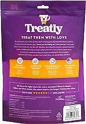 Treatly American Sourced Beefhide Bones 6 to 7-in Chicken Flavor Dog Chews, 3 count slide 2 of 9