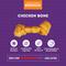 Show in main carousel: Treatly American Sourced Beefhide Bones 6 to 7-in Chicken Flavor Dog Chews, 3 count slide 5 of 10