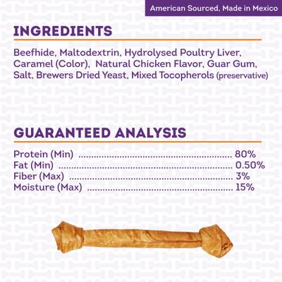 Show full view: Treatly American Beefhide Bones 21 to 22-in Chicken Flavor Dog Chews slide 5 of 11