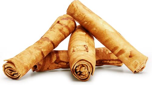 Show full view: Treatly American Sourced Beefhide Rolls 6 to 7-in Chicken Flavor Dog Chews, 4 count slide 9 of 10