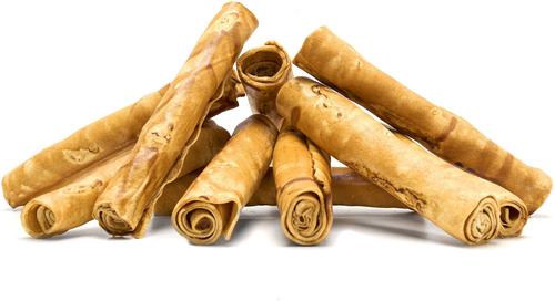 Show full view: Treatly American Sourced Beefhide Rolls 8 to 9-in Chicken Flavor Dog Chews, 10 count slide 9 of 10