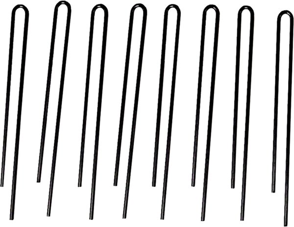 MidWest Homes for Pets Replacement Dog Exercise Pen Ground Stakes, Black