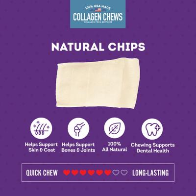 Show full view: Treatly USA Collagen Chips Assorted Natural Flavor Dog Chews, 14-oz bag slide 5 of 10