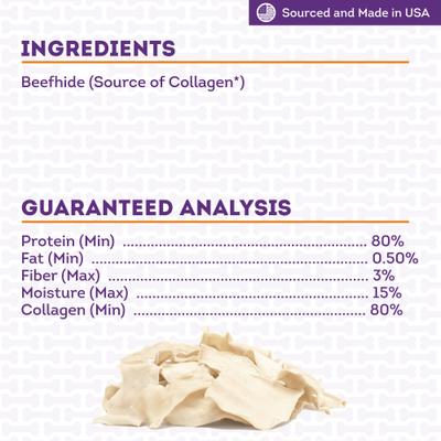 Show full view: Treatly USA Collagen Chips Assorted Natural Flavor Dog Chews, 14-oz bag slide 6 of 10