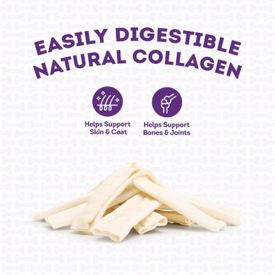 Show full view: Treatly USA Collagen Wraps 6 to 7-in Natural Flavor Dog Chews, 4 count slide 8 of 10