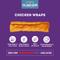 Show in main carousel: Treatly USA Collagen Wraps 6 to 7-in Chicken Marinade Flavor Dog Chews, 4 count slide 5 of 10
