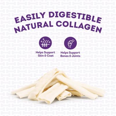 Show full view: Treatly USA Collagen Wraps 6 to 7-in Natural Flavor Dog Chews, 12 count slide 8 of 10
