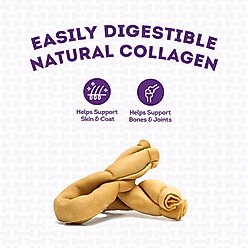 Treatly USA Collagen Twist 6 to 7-in Chicken Marinade Flavor Dog Chews, 2 count slide 2 of 9