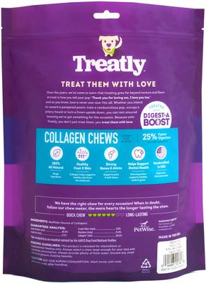 Show full view: Treatly USA Collagen Twist 6 to 7-in Natural Flavor Dog Chews, 6 count slide 3 of 10