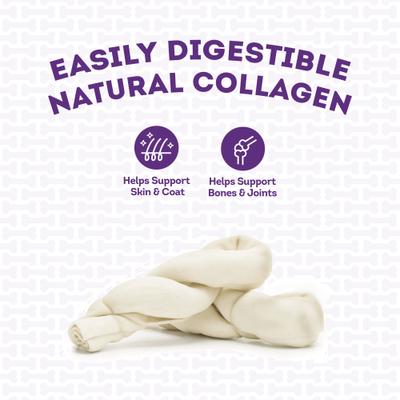 Show full view: Treatly USA Collagen Twist 6 to 7-in Natural Flavor Dog Chews, 2 count slide 8 of 11