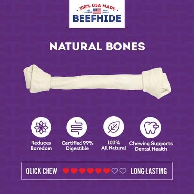 Show full view: Treatly USA Beefhide Bones 15 to 17-in Natural Flavor Dog Chews slide 5 of 10