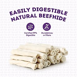 Treatly USA Beefhide Chip Rolls 5 to 6-in Natural Flavor Dog Chews, 22 count slide 2 of 9