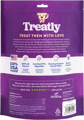 Show full view: Treatly USA Beefhide Small Assorted Natural Flavor Dog Chews, 10 count slide 3 of 9