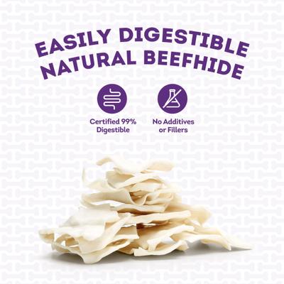 Show full view: Treatly USA Beefhide Chips Natural Flavor Dog Chews, 12-oz bag slide 8 of 10