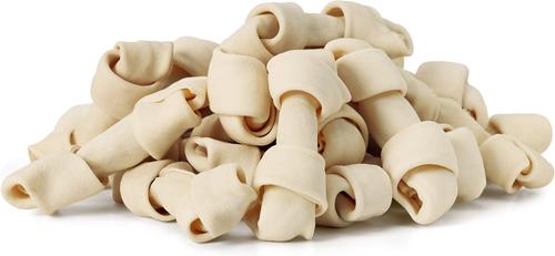 Show full view: Treatly American Sourced Beefhide Bones 4 to 5-in Natural Flavor Dog Chews, 10 count slide 9 of 10