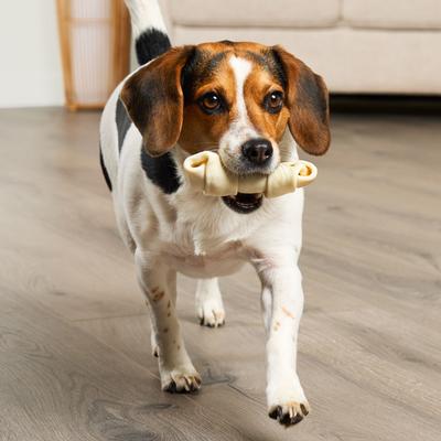 Show full view: Treatly American Sourced Beefhide Bones 4 to 5-in Natural Flavor Dog Chews, 16 count slide 4 of 10