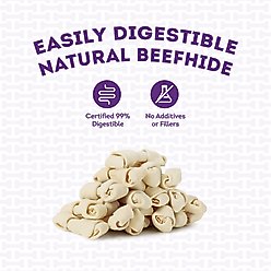 Treatly American Sourced Beefhide Bones 4 to 5-in Natural Flavor Dog Chews, 16 count slide 2 of 9