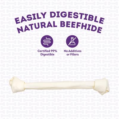 Show full view: Treatly American Sourced Beefhide Bones 20 to 22-in Natural Flavor Dog Chews slide 7 of 10