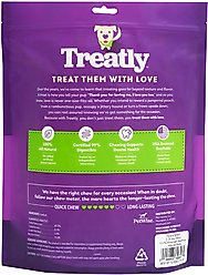 Treatly American Sourced Beefhide Rolls 8 to 9-in Natural Flavor Dog Chews, 10 count slide 2 of 9