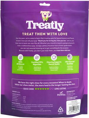 Show full view: Treatly American Sourced Beefhide Rolls 8 to 9-in Natural Flavor Dog Chews, 10 count slide 3 of 10