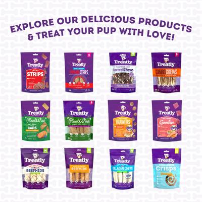 Show full view: Treatly Combo Pork Flavor Rawhide Kabob 5-in with Duck & Chicken Meat Wrap Dog Chews, 18 count slide 10 of 10