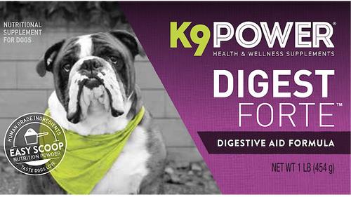 Show full view: K9 POWER Digest Forte Digestive Health Dog Supplement, 1-lb jar slide 4 of 7