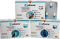 Vetoquinol Zylkene 75-mg Capsules Calming Supplement for Small Dogs & Cats, 14 count slide 2 of 2