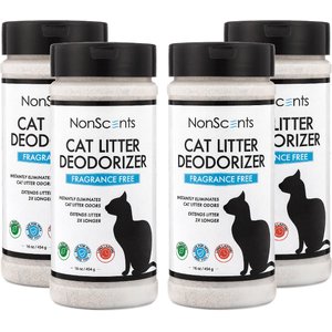 NonScents Cat Litter Deodorizer, 4 count case