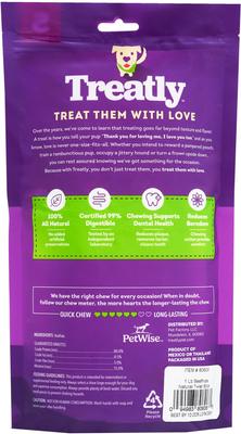 Show full view: Treatly Beefhide Twist Sticks 5-in Natural Flavor Dog Chews, 1-lb bag slide 3 of 10