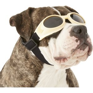 Doggles Originalz Dog Goggles, Chrome, Large