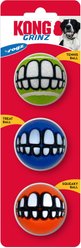 KONG Grinz by Rogz Variety Dog Ball Toy, Assorted, Small, 3 count slide 2 of 3