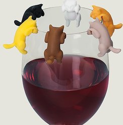 True Zoo Paws Off Glass Markers, Set of 6 slide 2 of 4