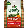 Greenies Pumpkin Spice Flavor Dental Dog Treats, Regular, 12 count