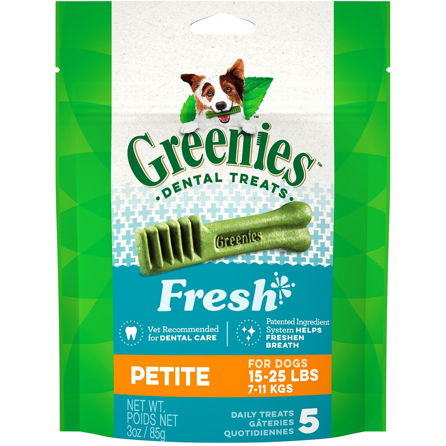 GREENIES Fresh Petite Dental Dog Treats 20 count Chewy