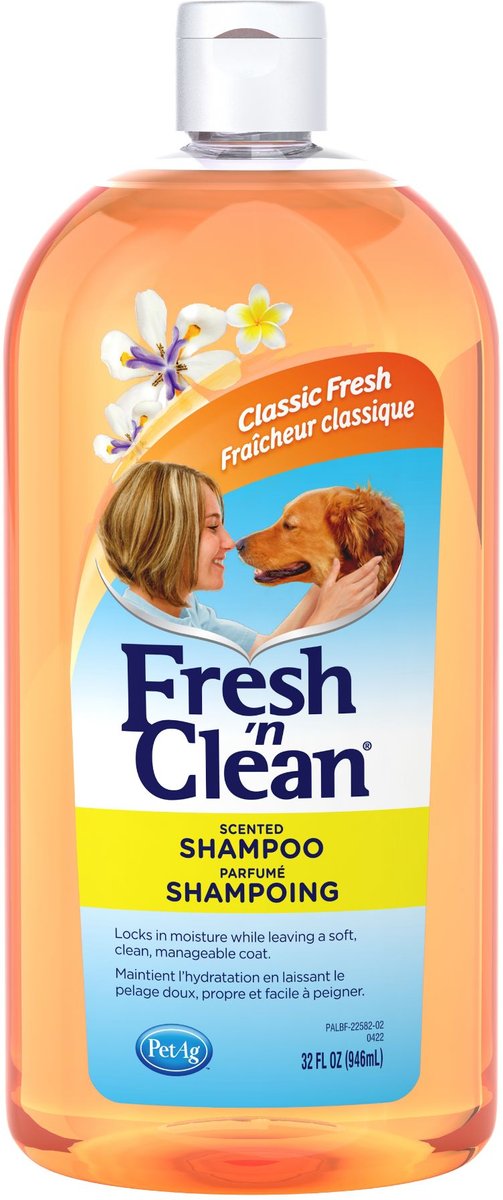 Clean and clearance fresh dog shampoo