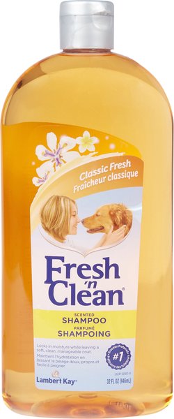 PetAg Fresh 'N Clean Scented Dog Shampoo, Classic Fresh Scent, 32-oz bottle slide 1 of 7