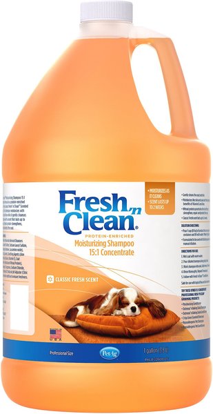 Fresh 'n Clean Moisturizing Dog Shampoo 15:1 Concentrate, Classic Fresh Scent, 1-gal bottle slide 1 of 3