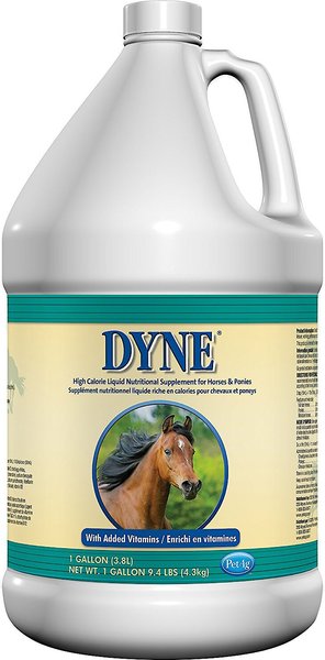 PetAg Dyne High Calorie Vanilla Flavor Liquid Horse Supplement, 1-gallon bottle slide 1 of 1